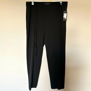NWT NYCC Black Pants with Tie Belt.
